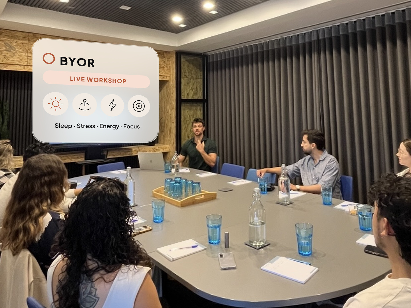 Fabien leading a live BYOR workshop with a team